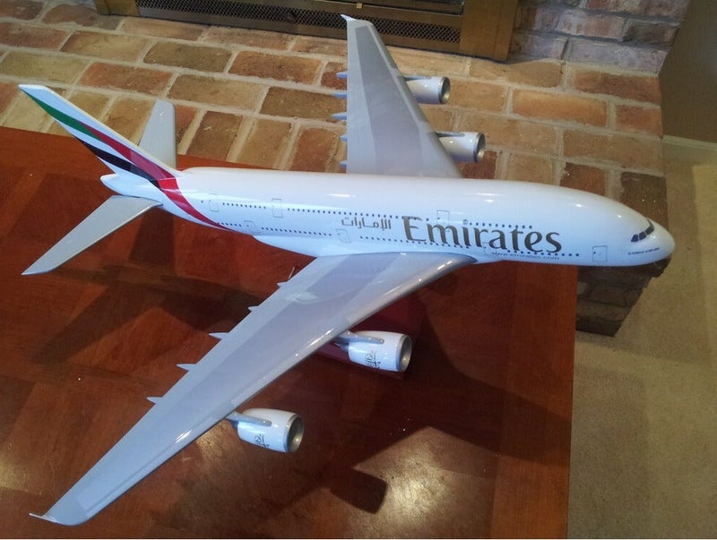 Emirates Air Emirates 47cm UAE  Aircraft Model Plane Model Diecast Resin Model Airplanes Collection Display Gifts - Image 5